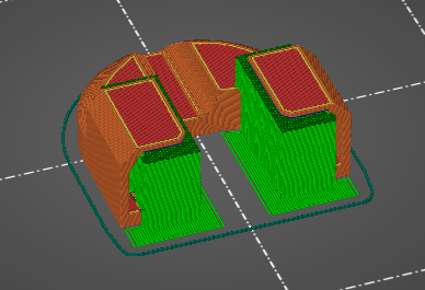 MK3 or MINI Heatbed Cable Support (Easy Clip On) — miniatura 6