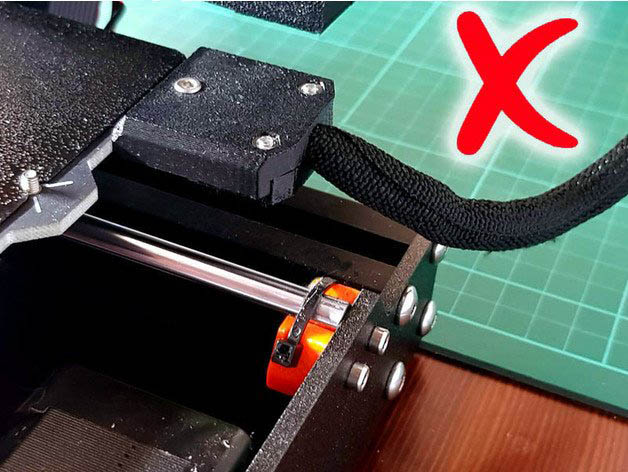 MK3 or MINI Heatbed Cable Support (Easy Clip On) — miniatura 4