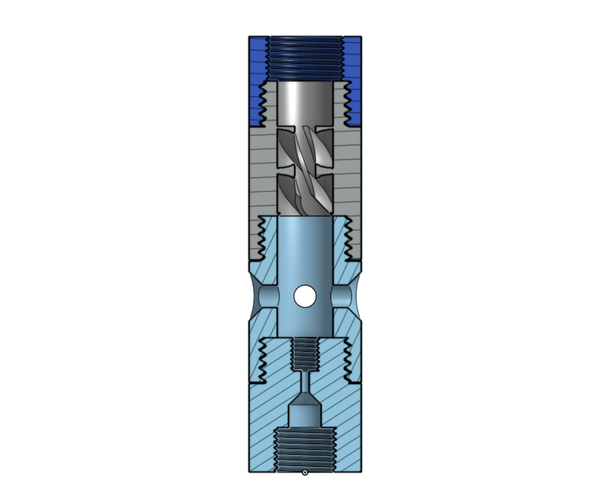 Mini Modular Gas Air Intake for D.I.Y. Furnaces and Blowtorches