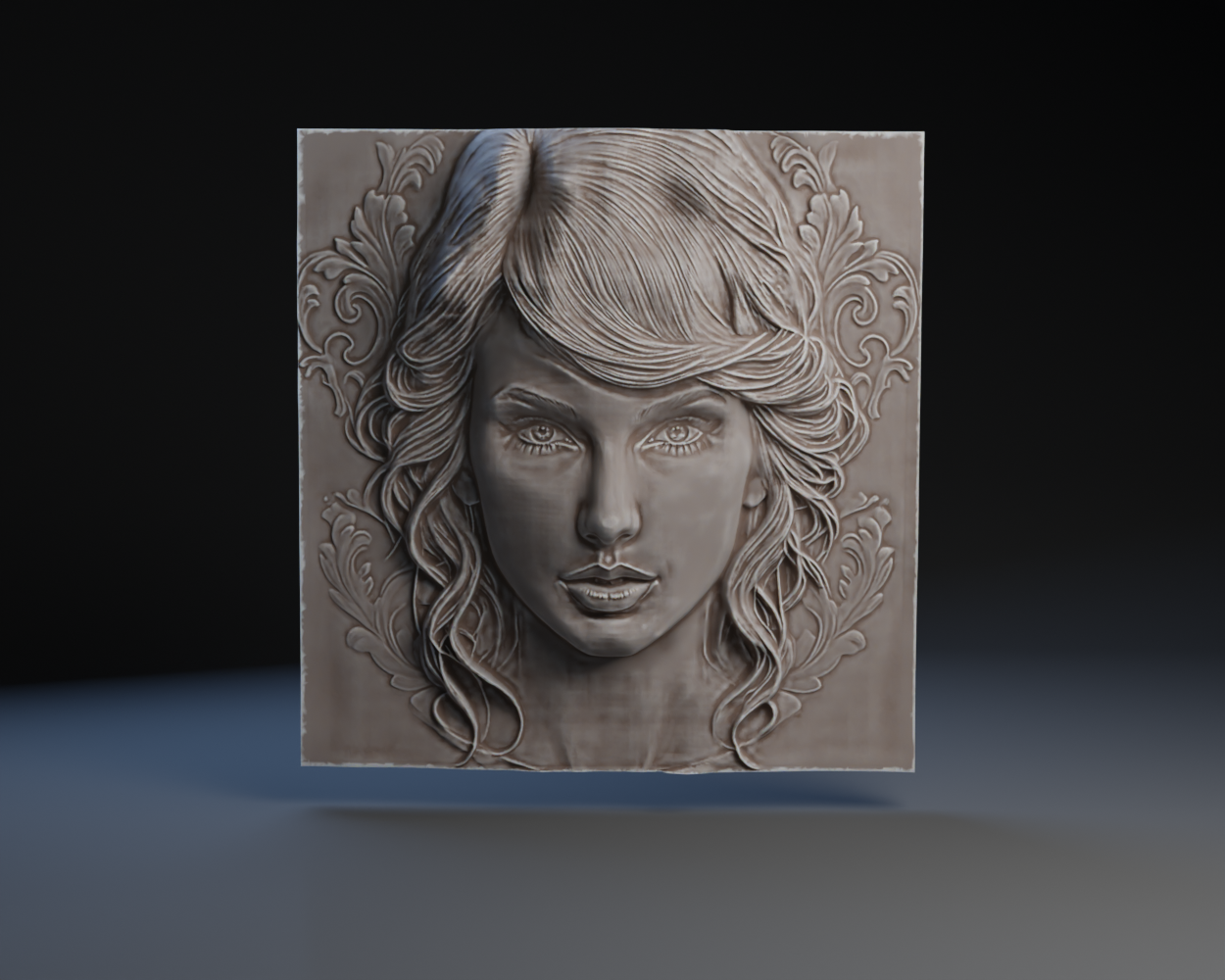 Taylor Swift Bas-Relief Plaque 2