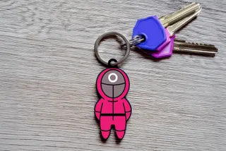 Disguise Mask - SquidGame - Netflix Keychain