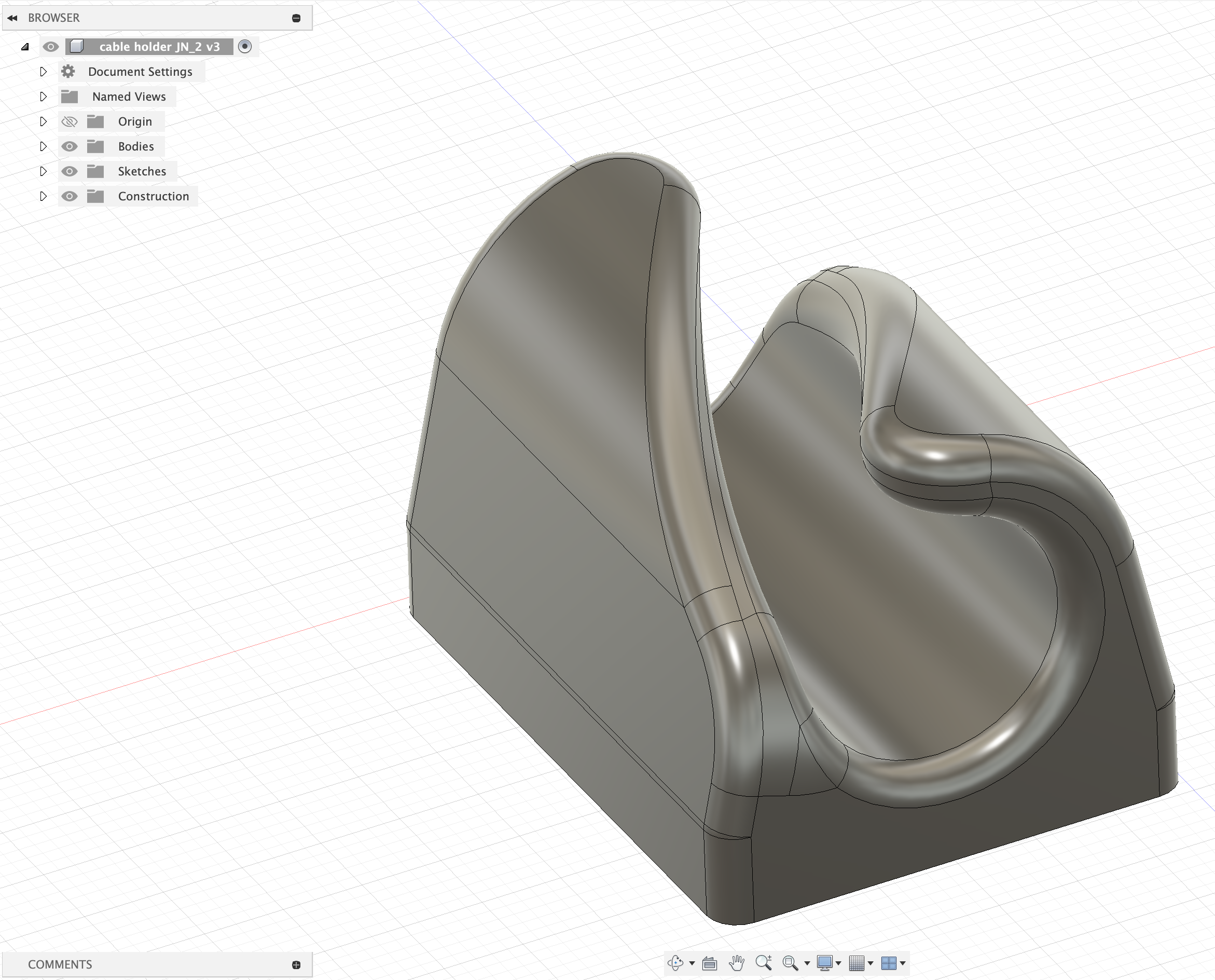 cable holder (15x20 mm)
