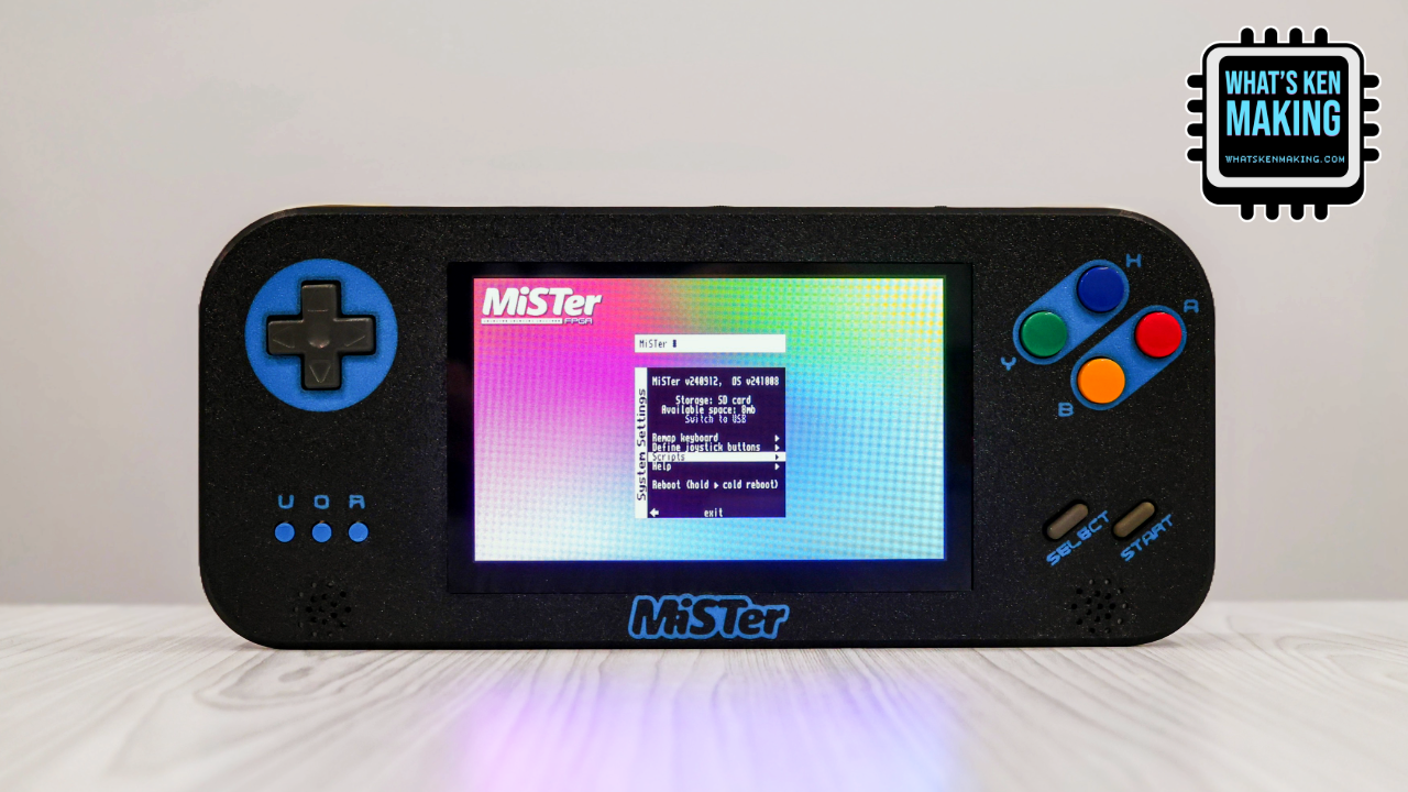 DIY MiSTer Handheld - Model 01 (DMH-01)