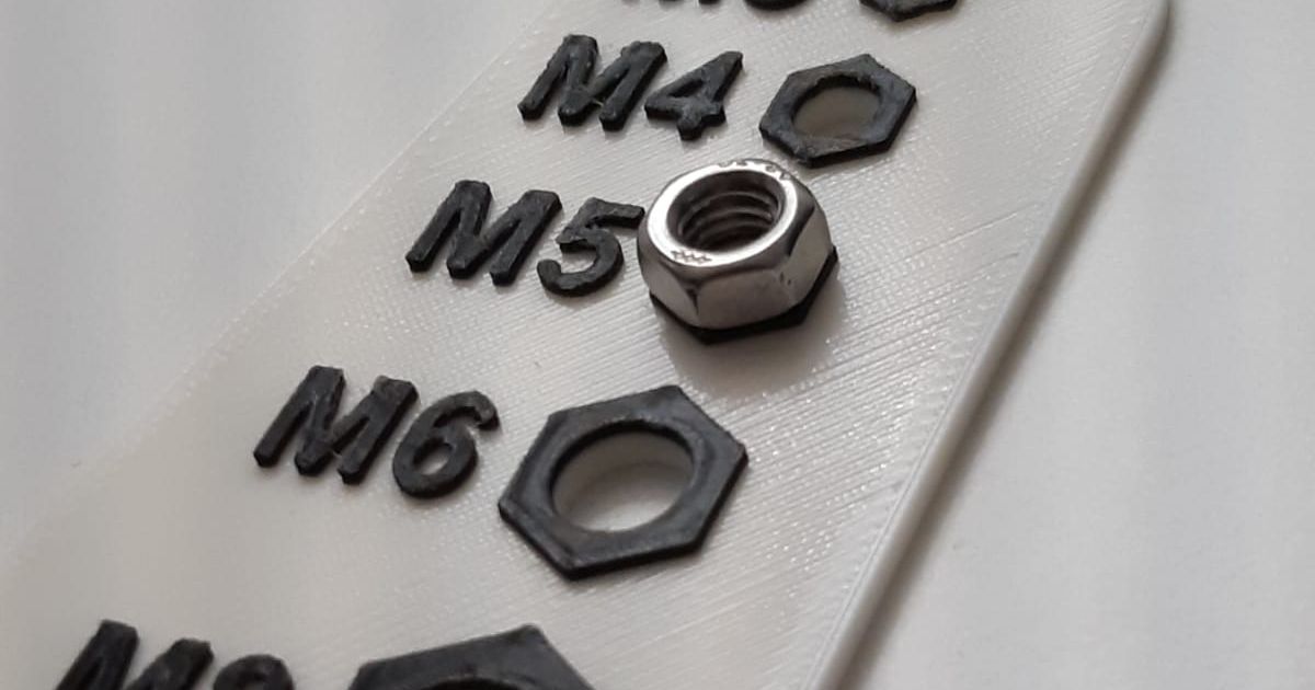 Printable Bolt Gauge For Metric