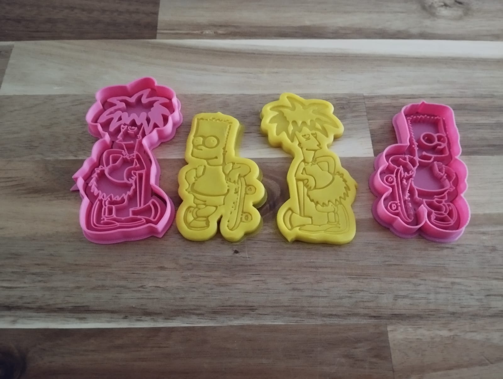 Cortadores galletas Actor secundario bob y Bart the simpsons