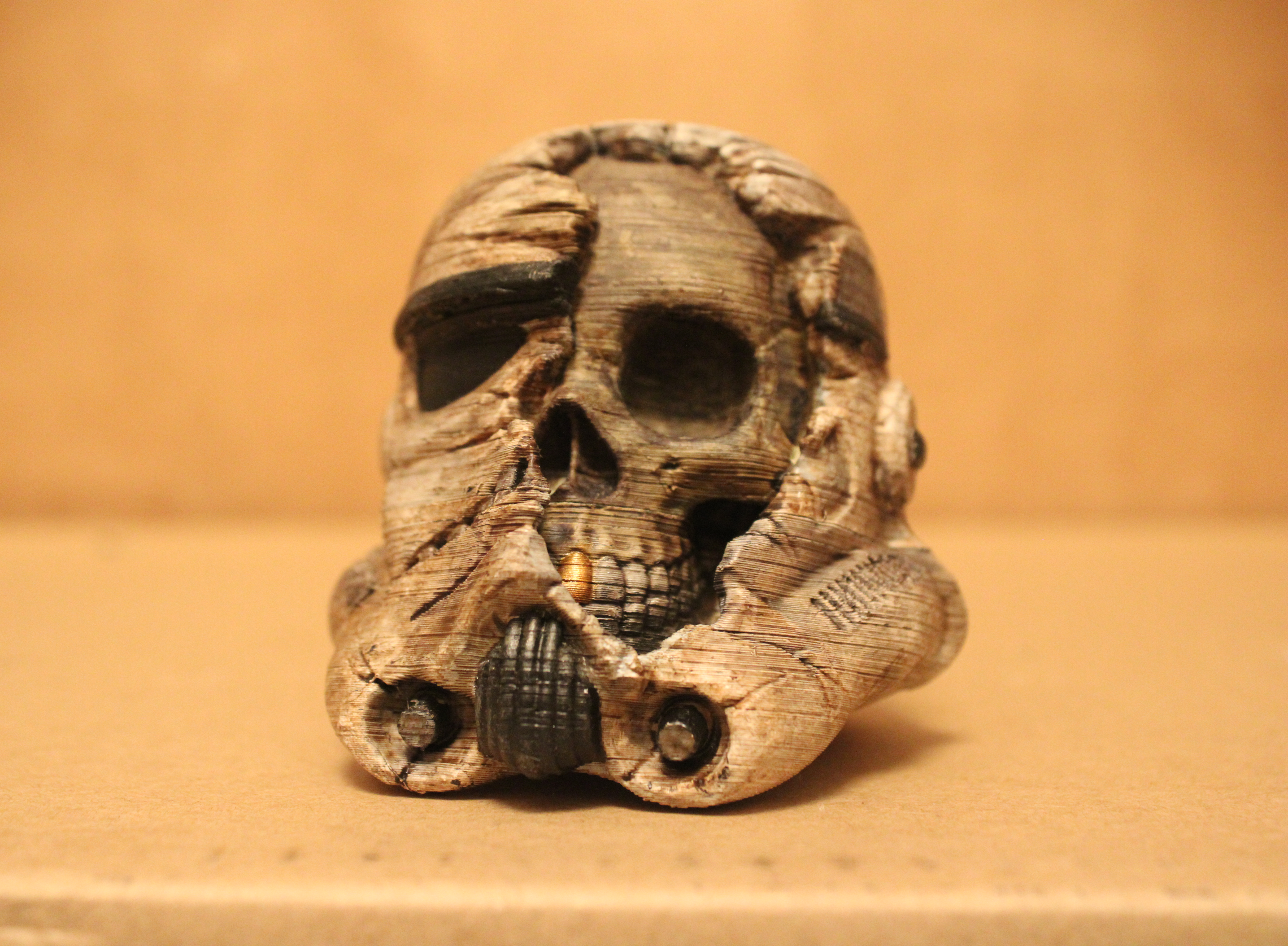 death trooper death whistle with stand. 3D model thumbnail