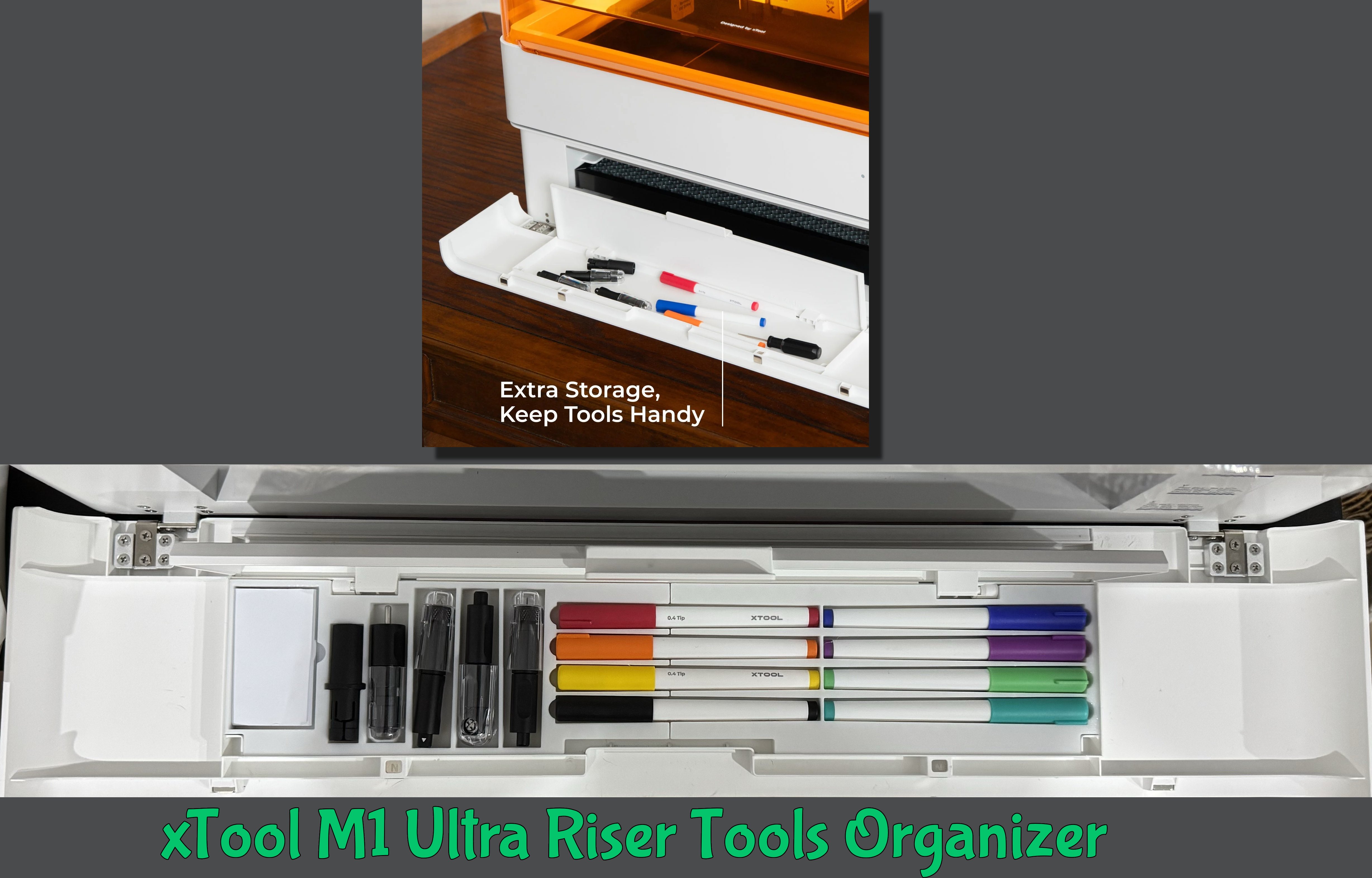 xTool M1 Ultra Riser Tools Organizer