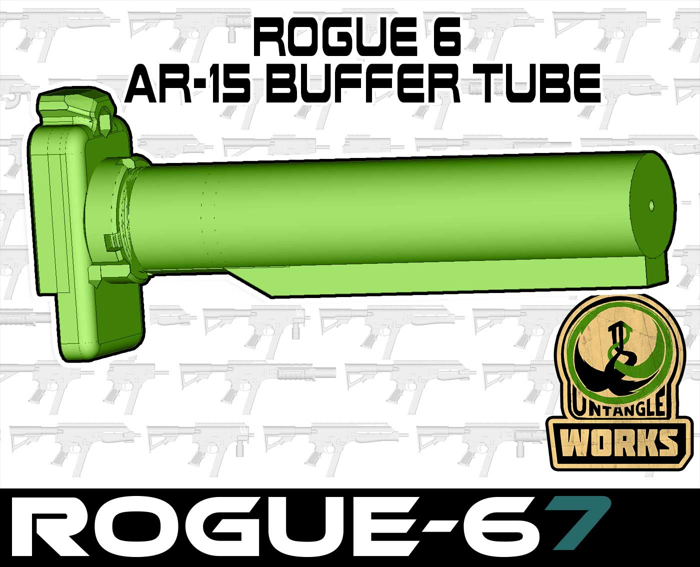 Rogue-6: Ar-15 buffer tube
