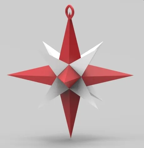 Modular 3D Christmas Star - Kuboktaeder