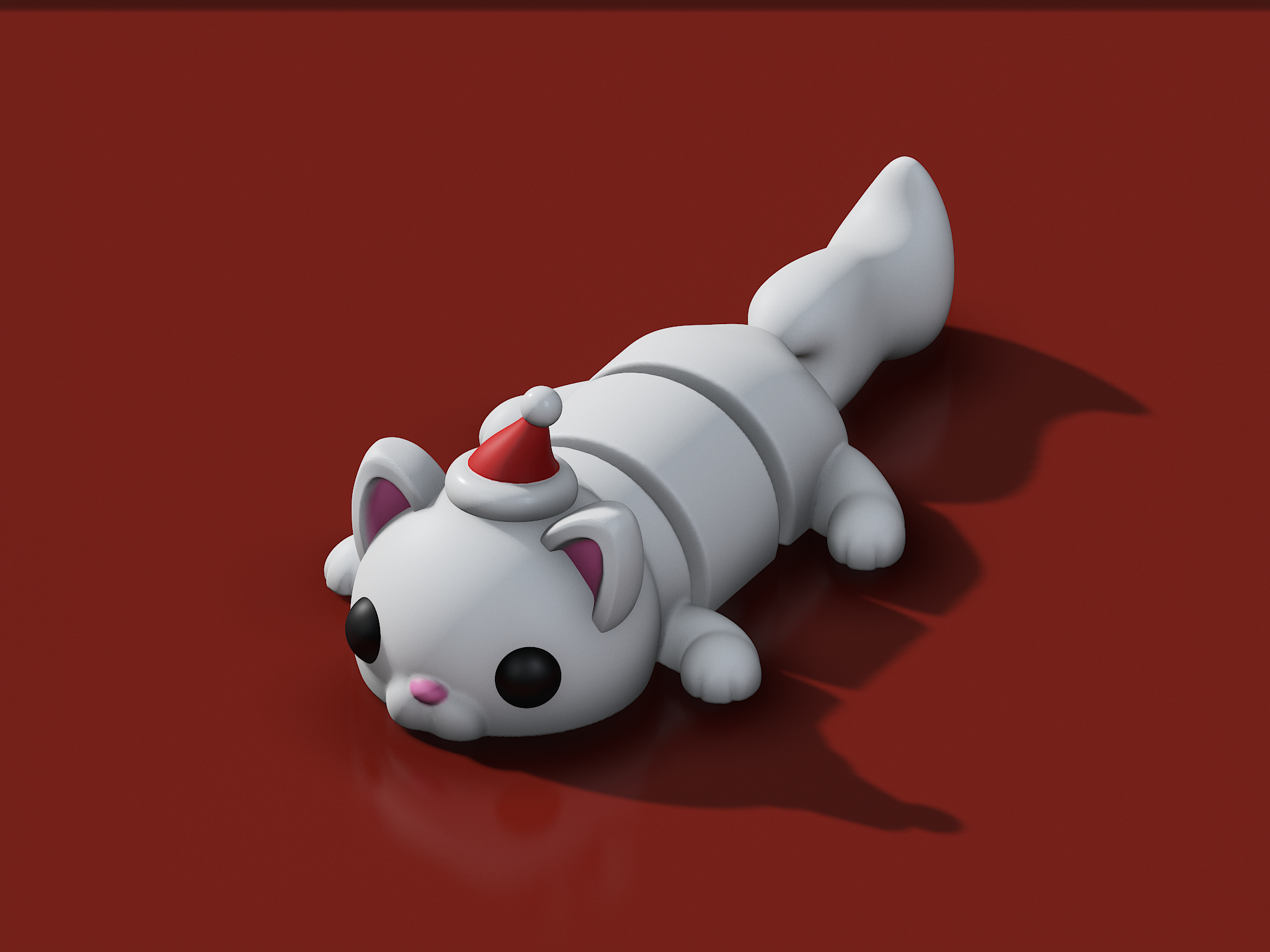 Articulated Christmas Cat