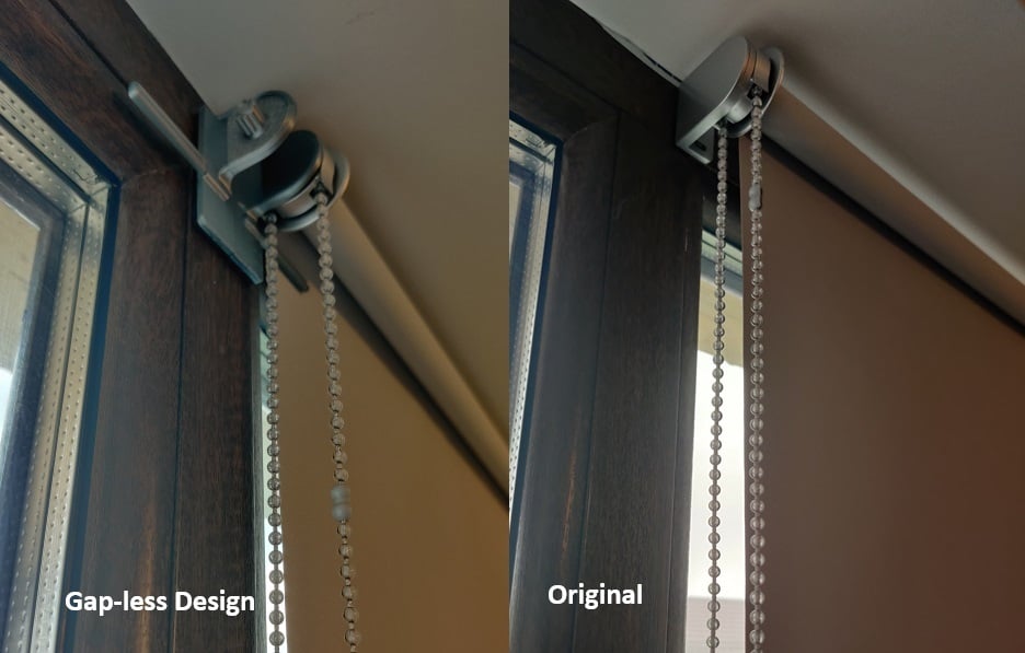 Gapless window roller blinds support — miniatura 2