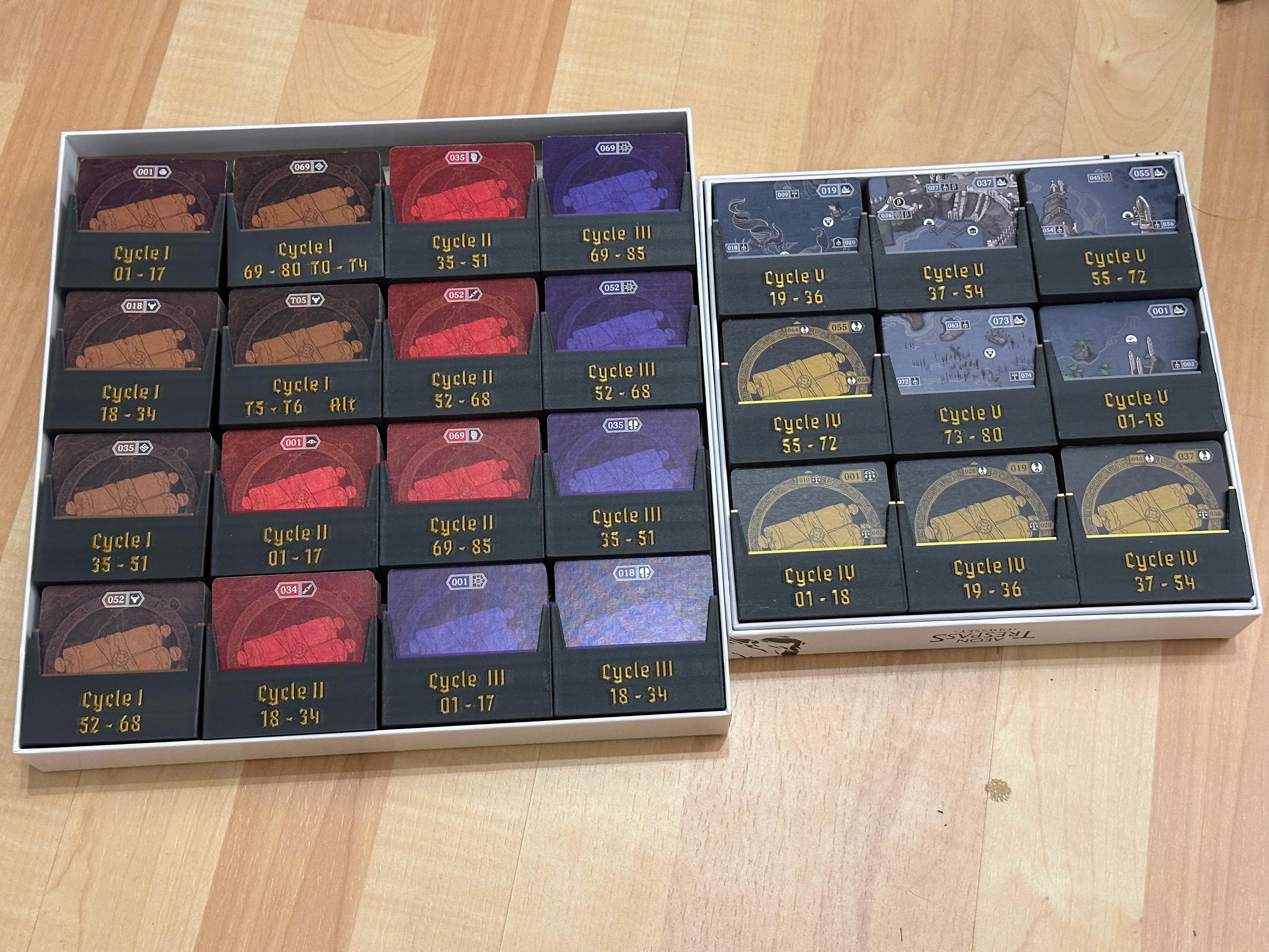 Aeon Trespass Odyssey - Cycle 1 to 5 Lux Tiles Half Boxes