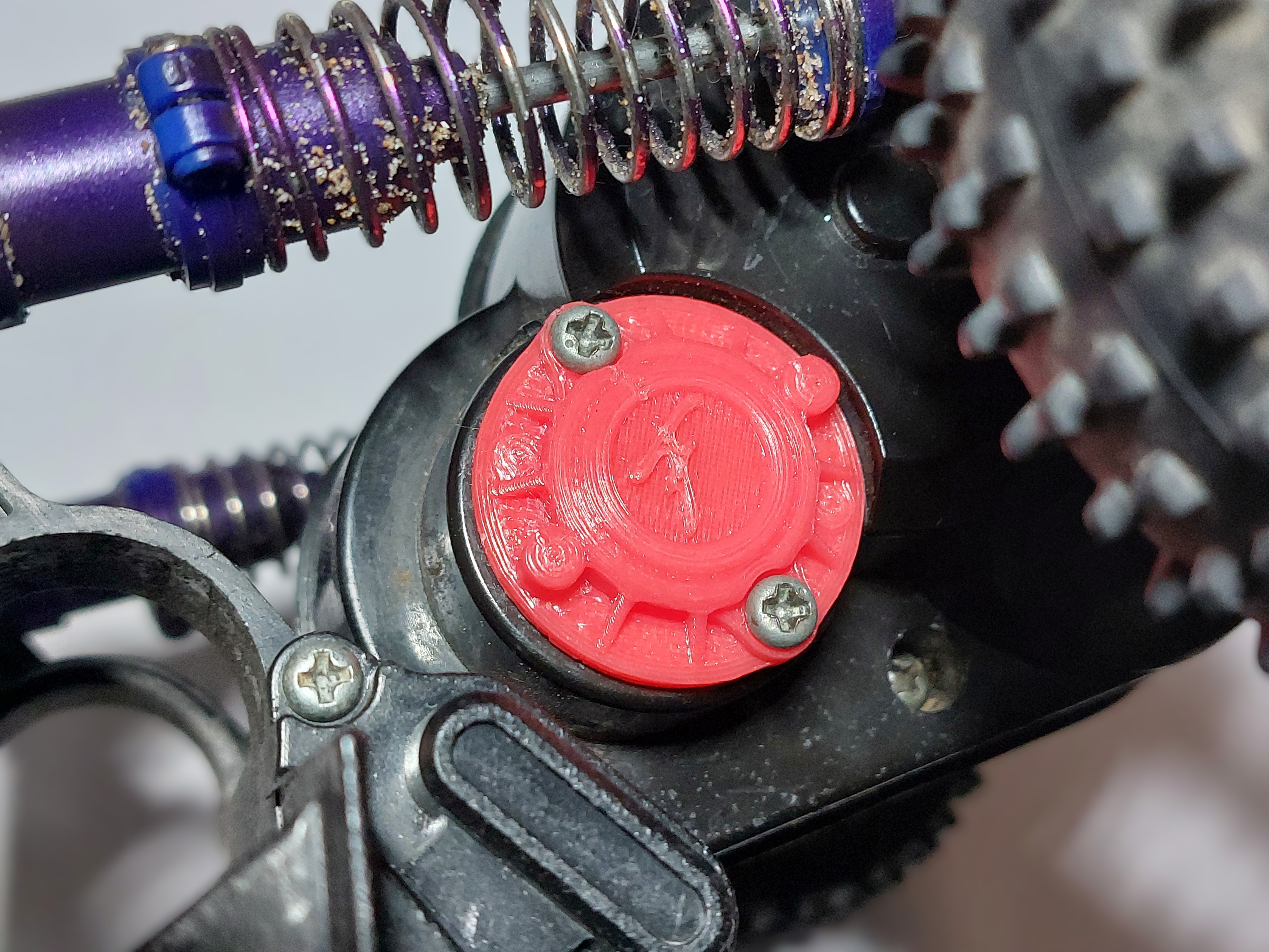 Tamiya DT-01 -- Gearbox Motor Cap