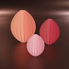 Ball Fan Christmas Decoration and Ornament