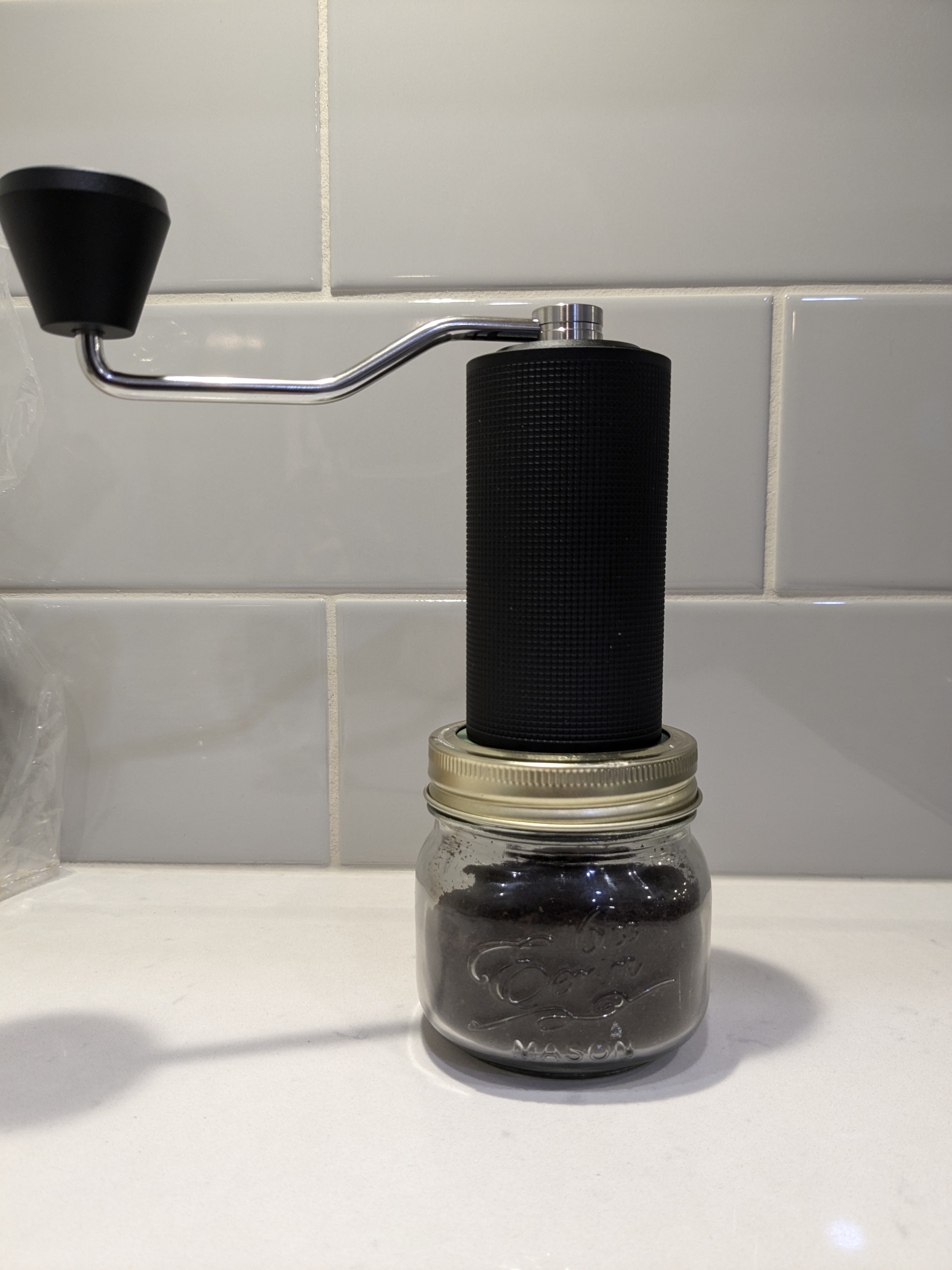 Coffee grinder adapter (timemore to mason jar)