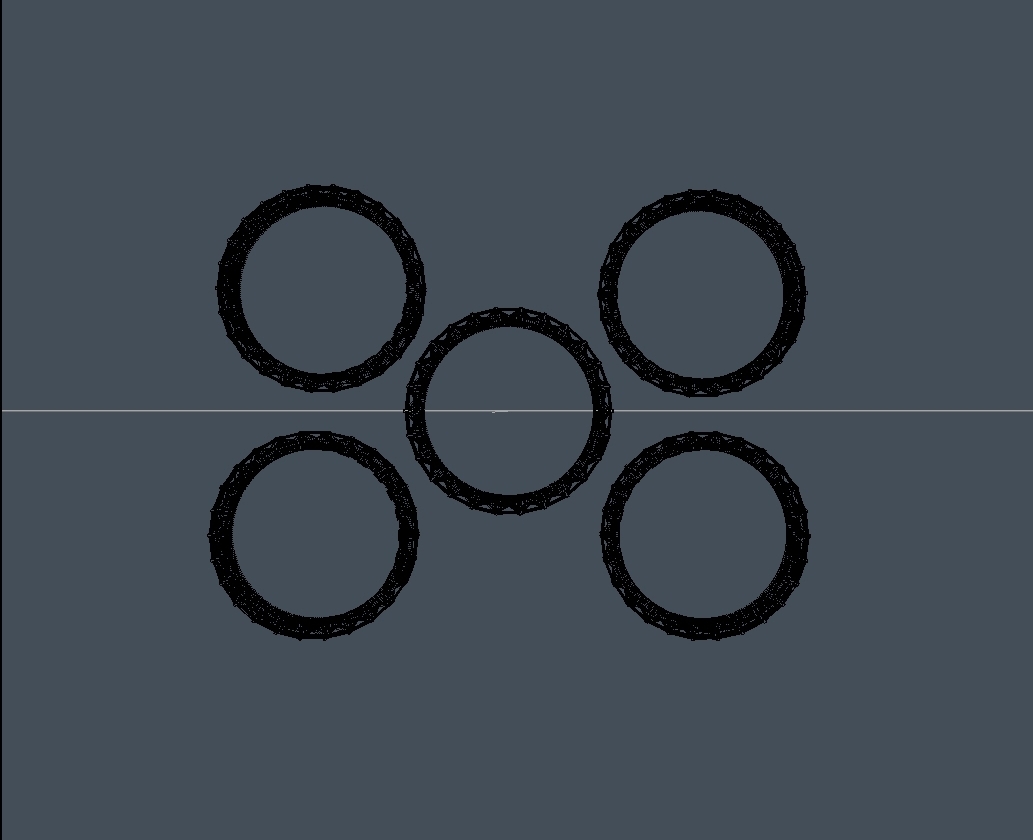 Batch recessed letter rings