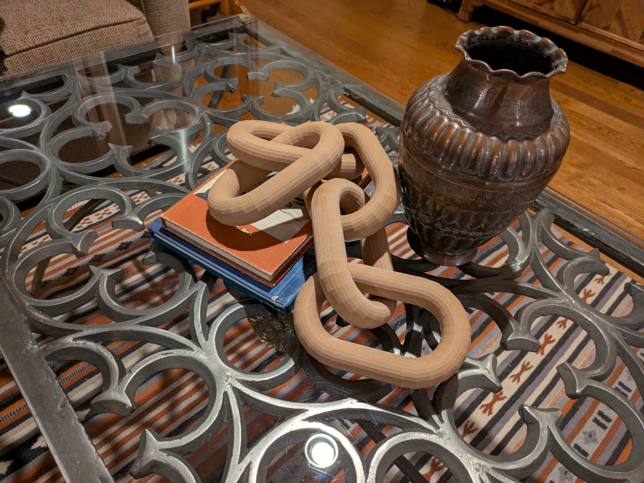 Chain Link Tabletop Decor