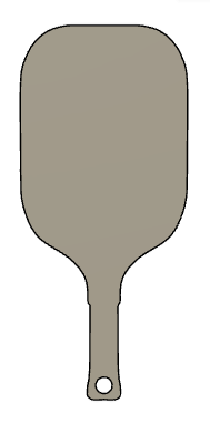 Pickleball Keychain
