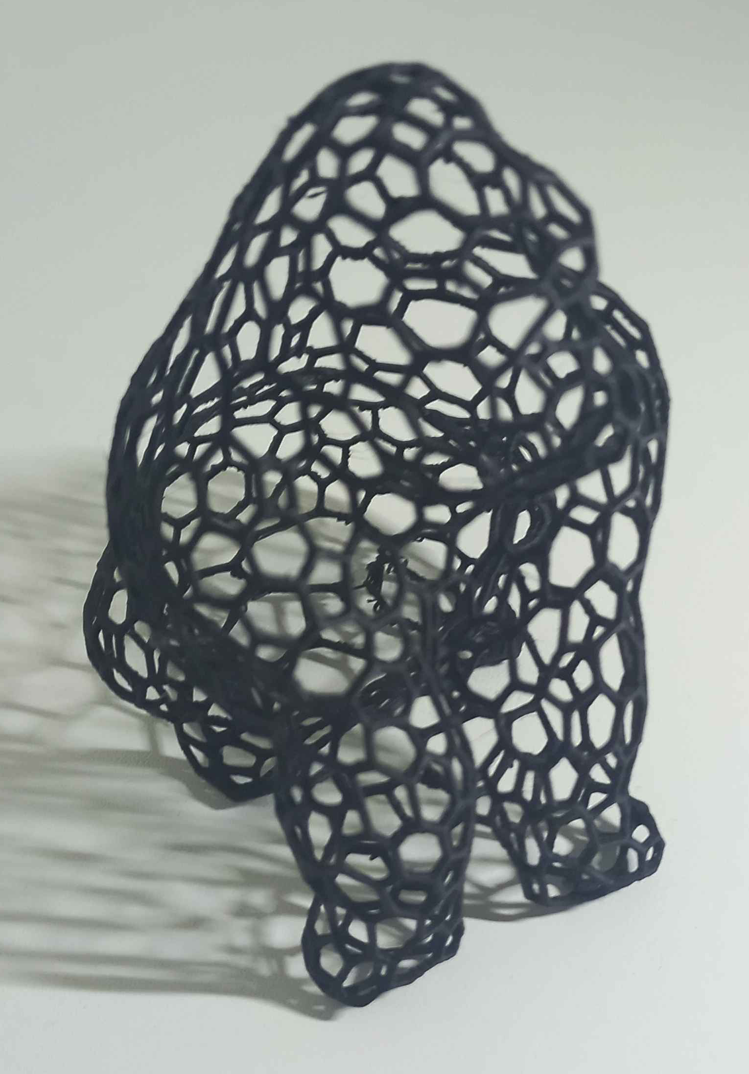 Miniatura 3 do modelo 3D Voronoi Gorilla