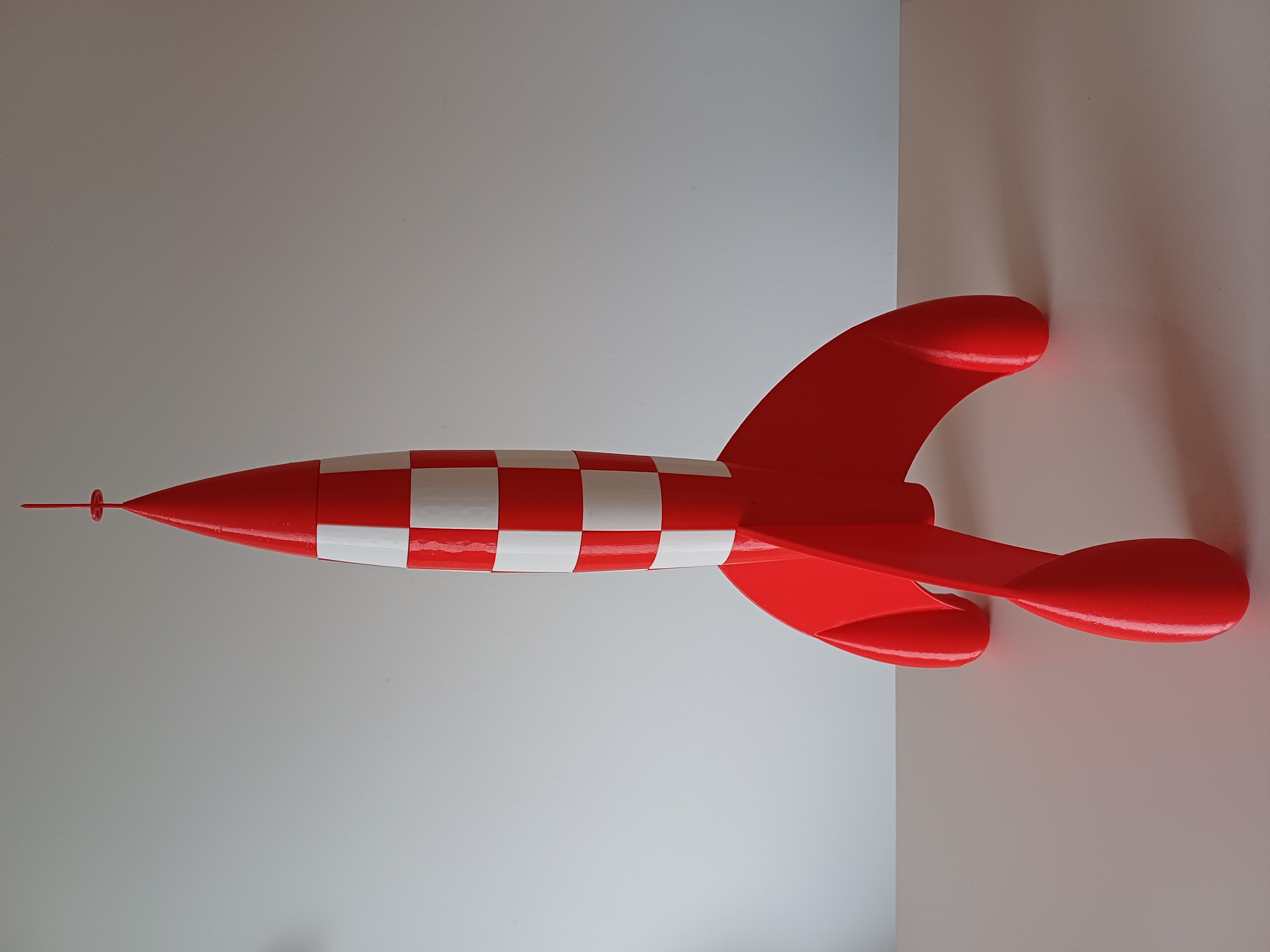 TinTin Moon Rocket - Destination Moon | Explorers On The Moon - Height: 49 cm.