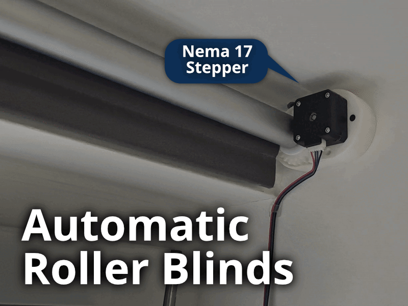 Automatic Smart Roller Blinds Mod 3D model thumbnail