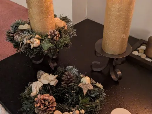 Candle Stand Wreath Adaptor / Lifter