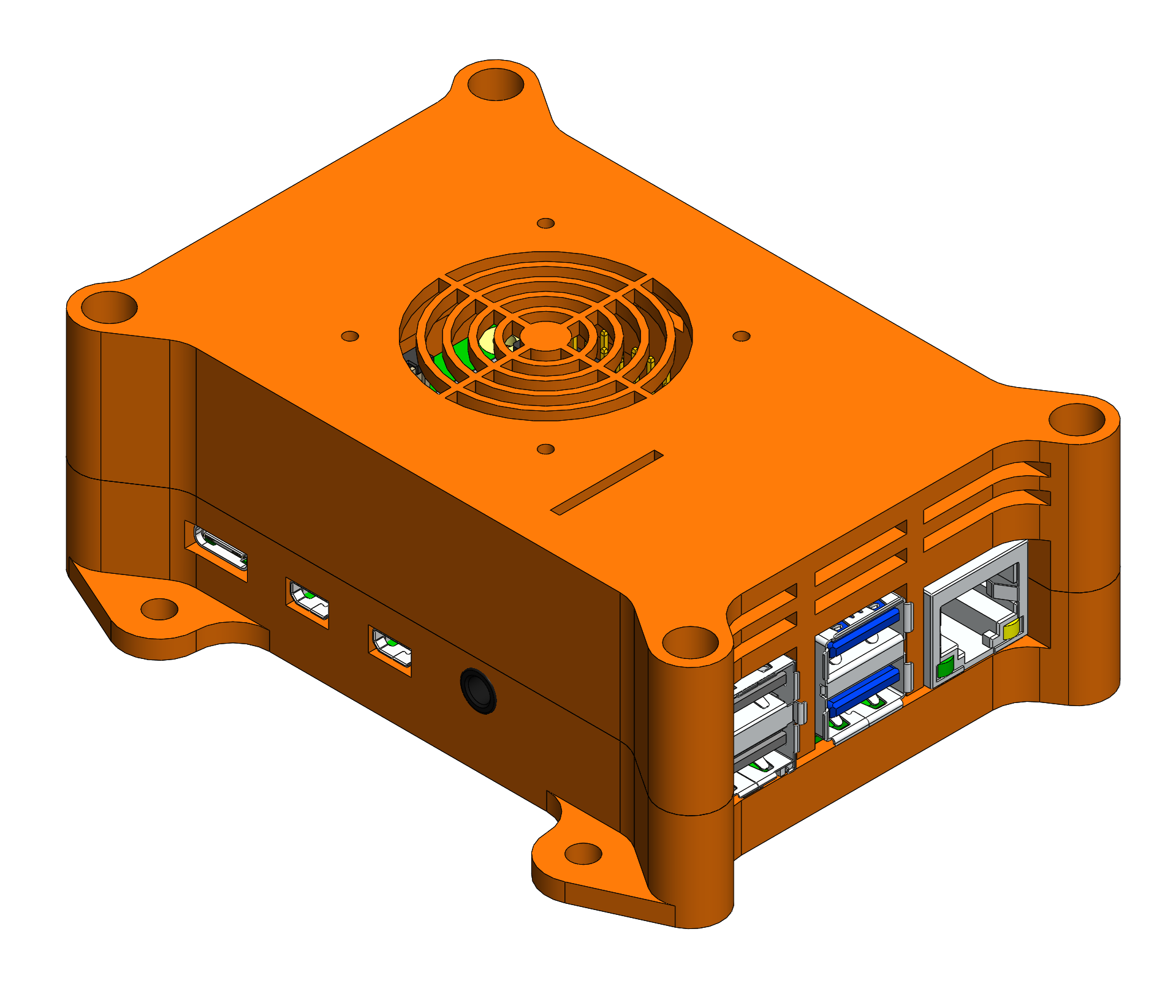 Raspberry Pi 4B case