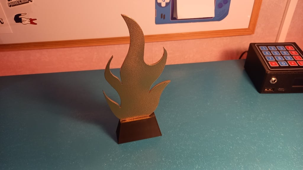 Flame trophy