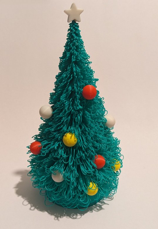 Christmas Tree - REMIX - Accessory Pack - Baubles and Star 3D model thumbnail
