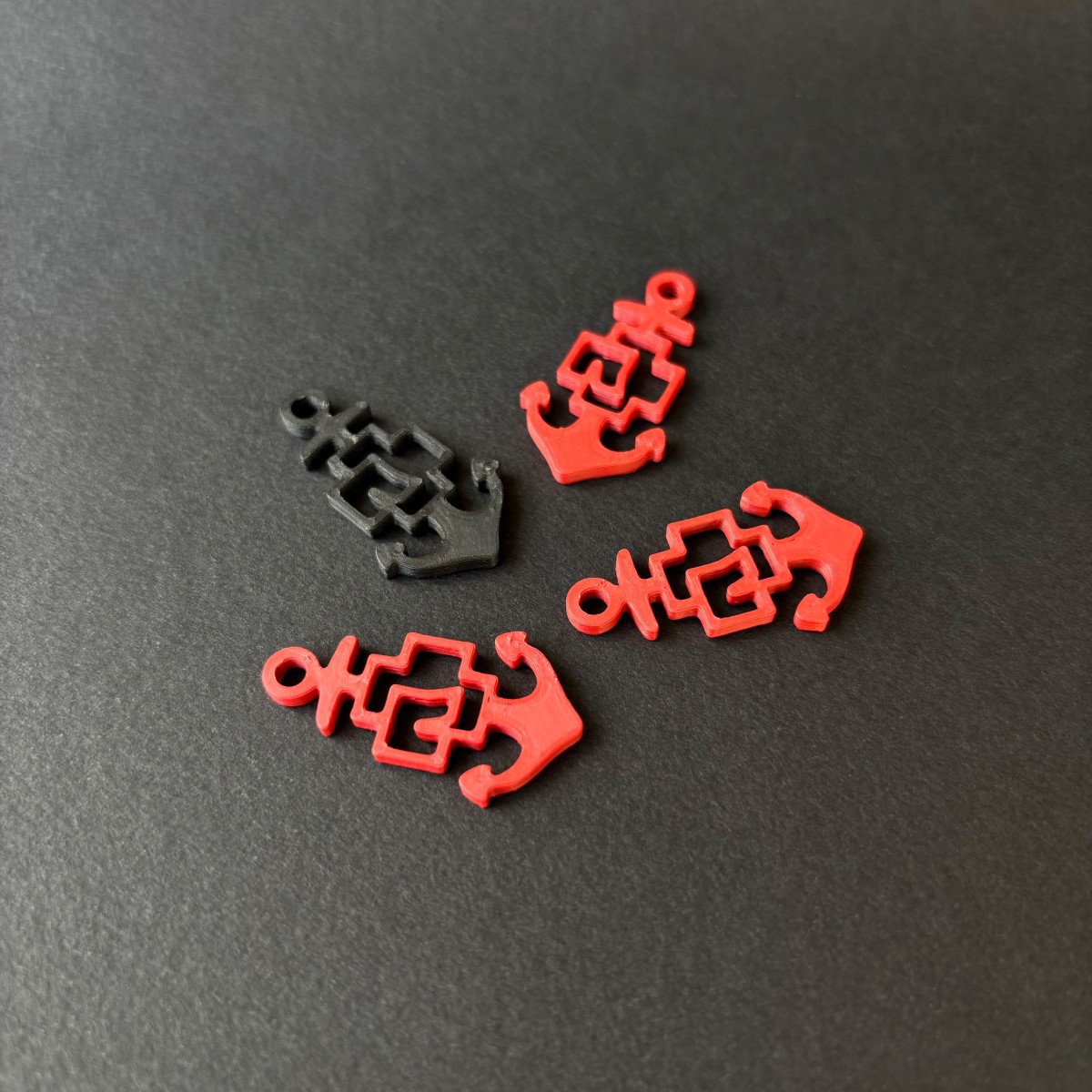 Rammstein Seemann anchor pendant