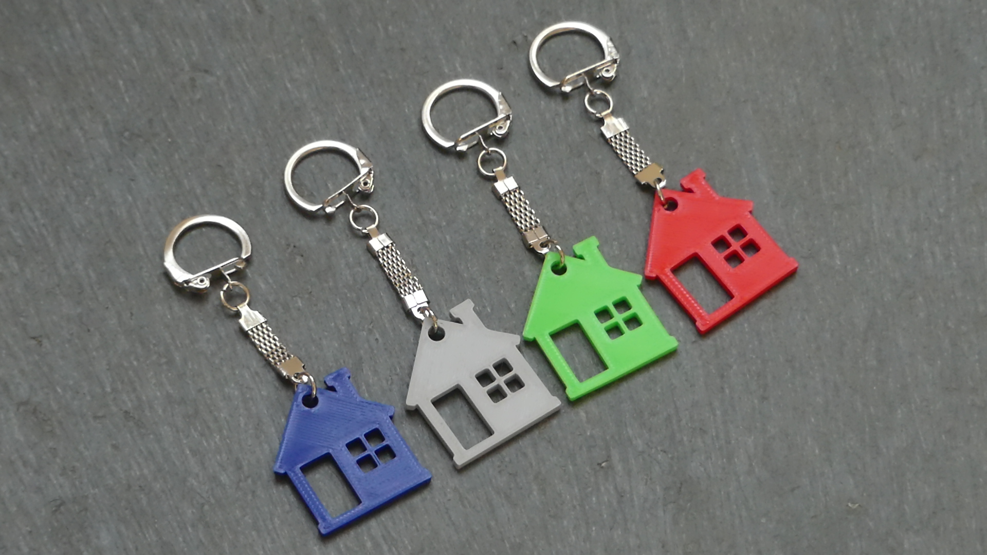 2D Keychain – House