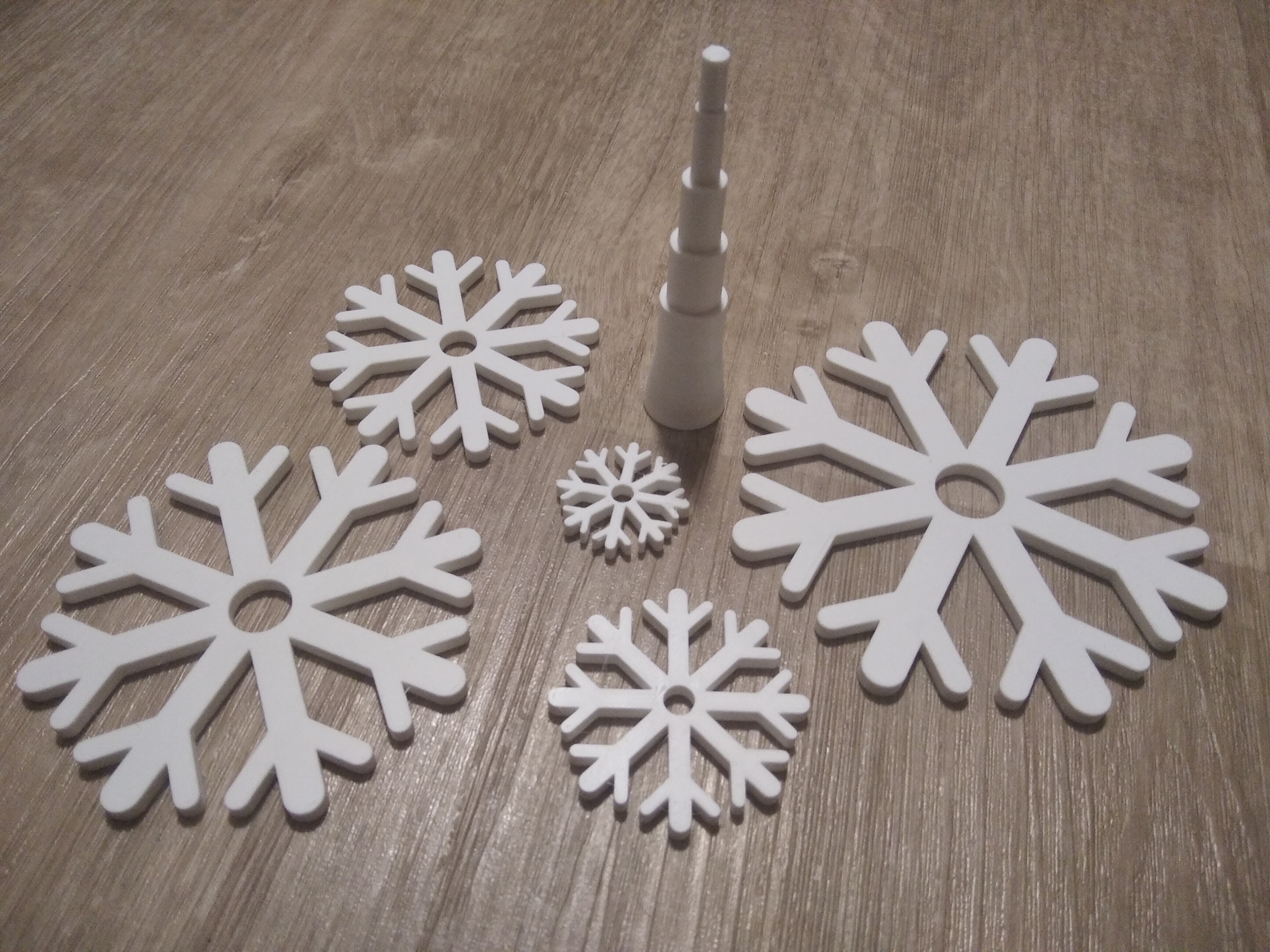 Miniatura 7 do modelo 3D Snow flake tree