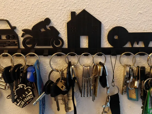Porte clés murale / Wall Keys holder 1