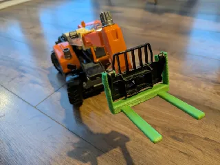 Fork for Bruder telescopic loader (strengthened sides)