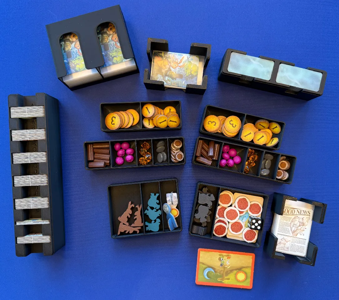 Everdell Duo insert (supports sleeves) by Mscottie | Download free STL  model | Printables.com
