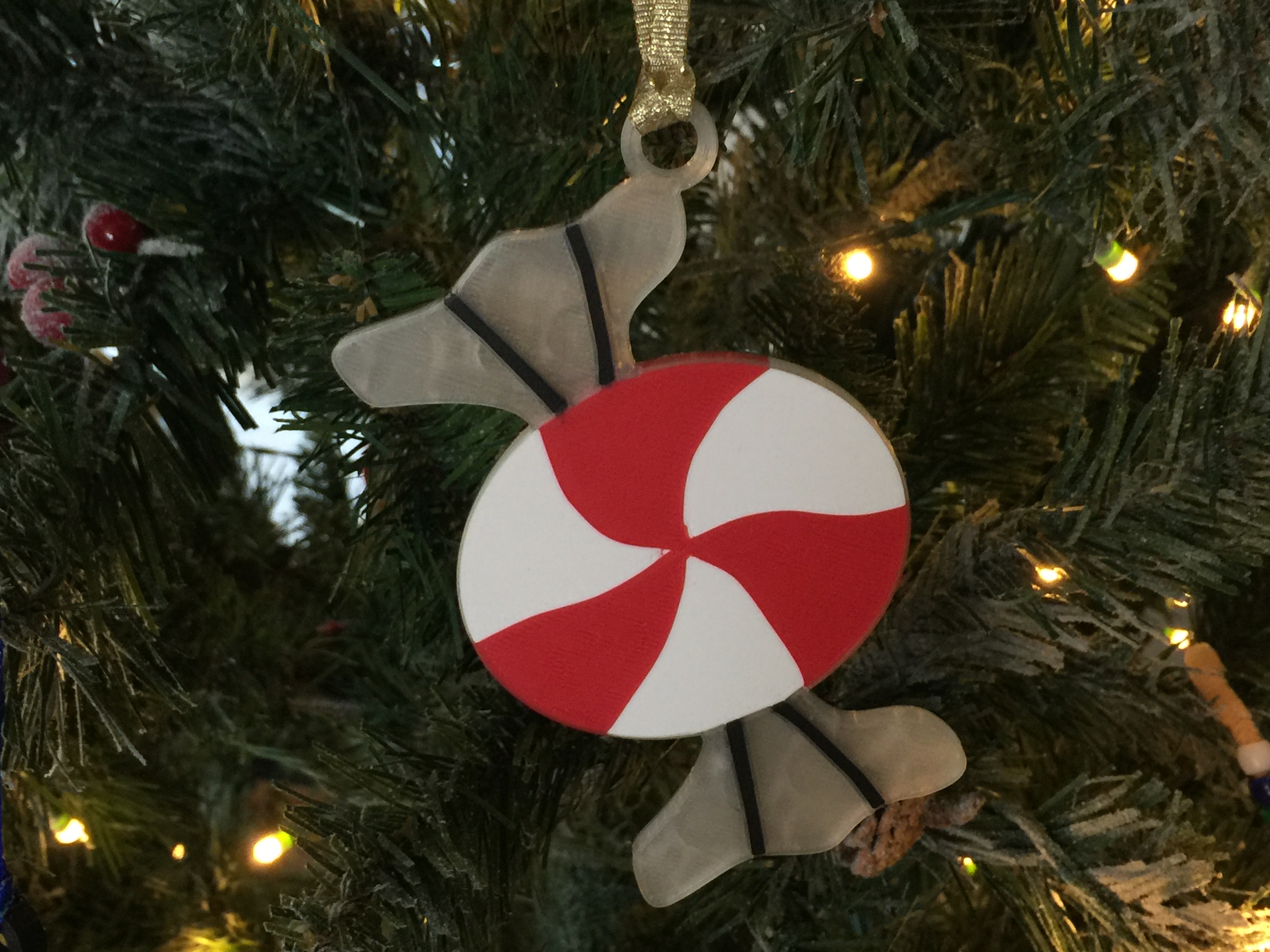 Peppermint Candy Ornament -A'ishah