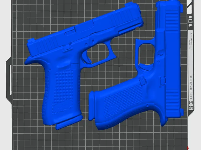 Wallmount Glock Pistols