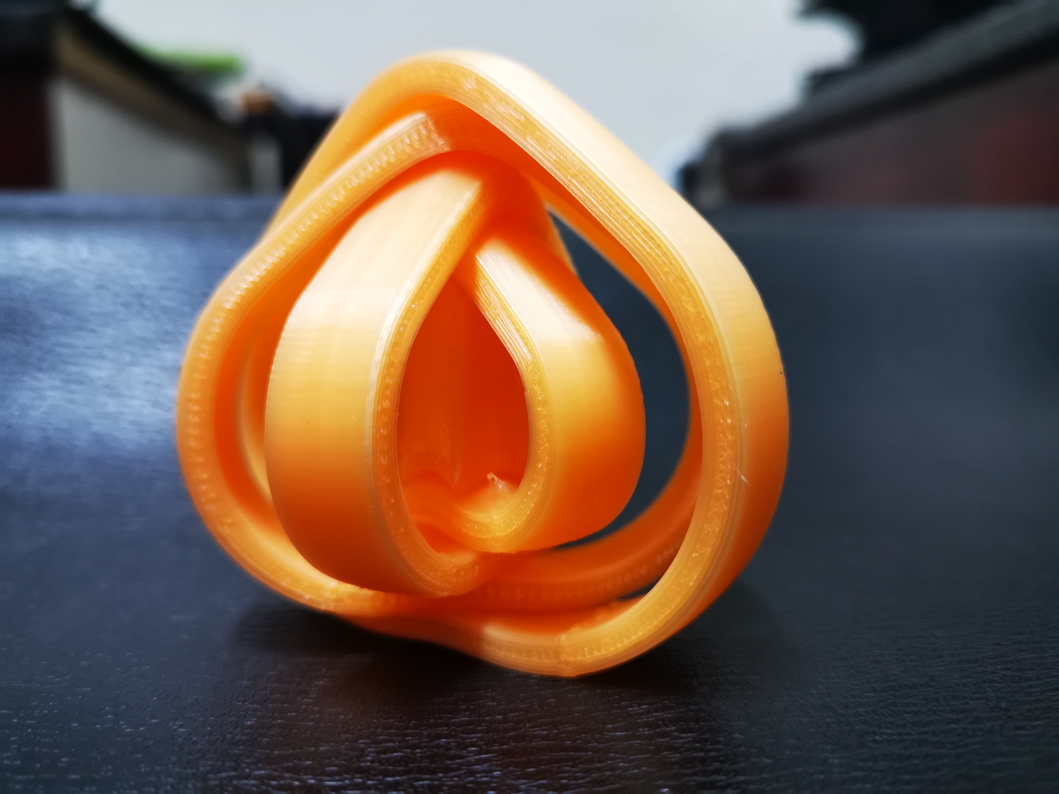 Rotating heart (single axis gyroscope)