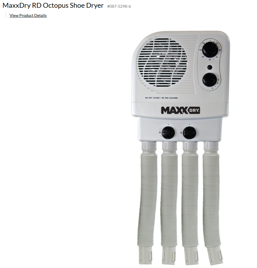 Maxx Dry boot dryer timer knob
