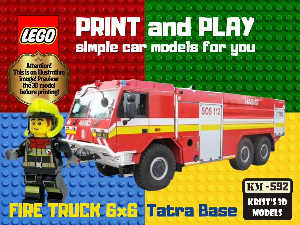 LEGO Tatra Fire Truck Base