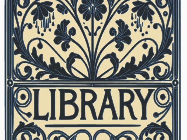 Sign: LIBRARY (4)