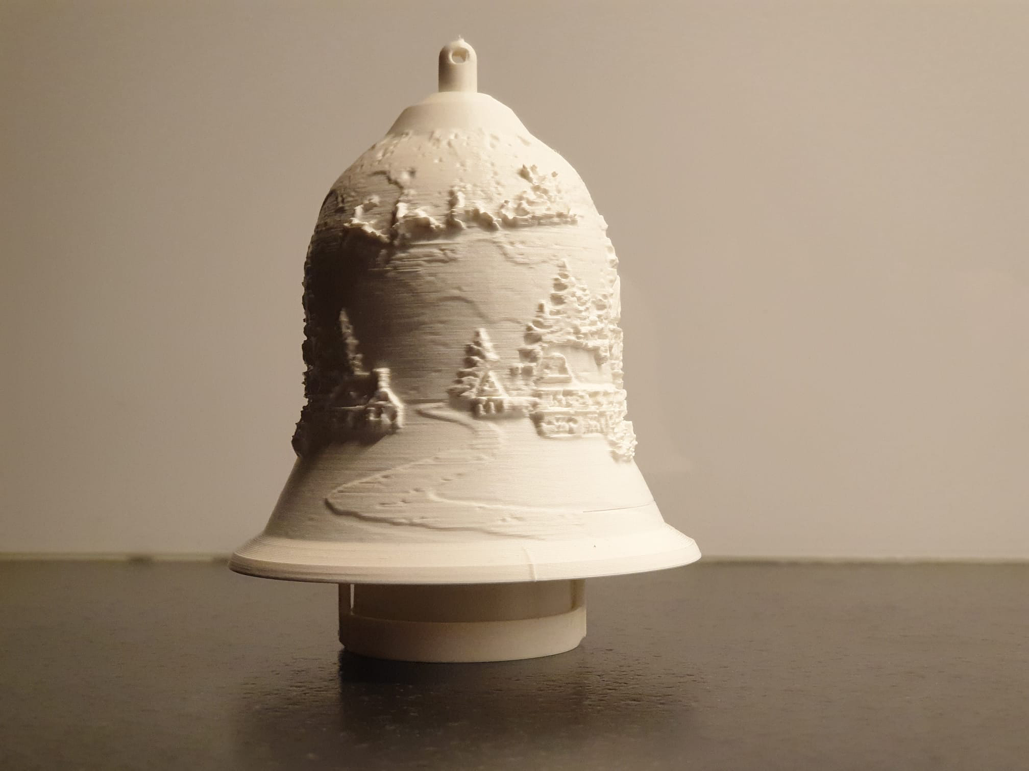 Stand for Christmas Bell Lithophane + Bells