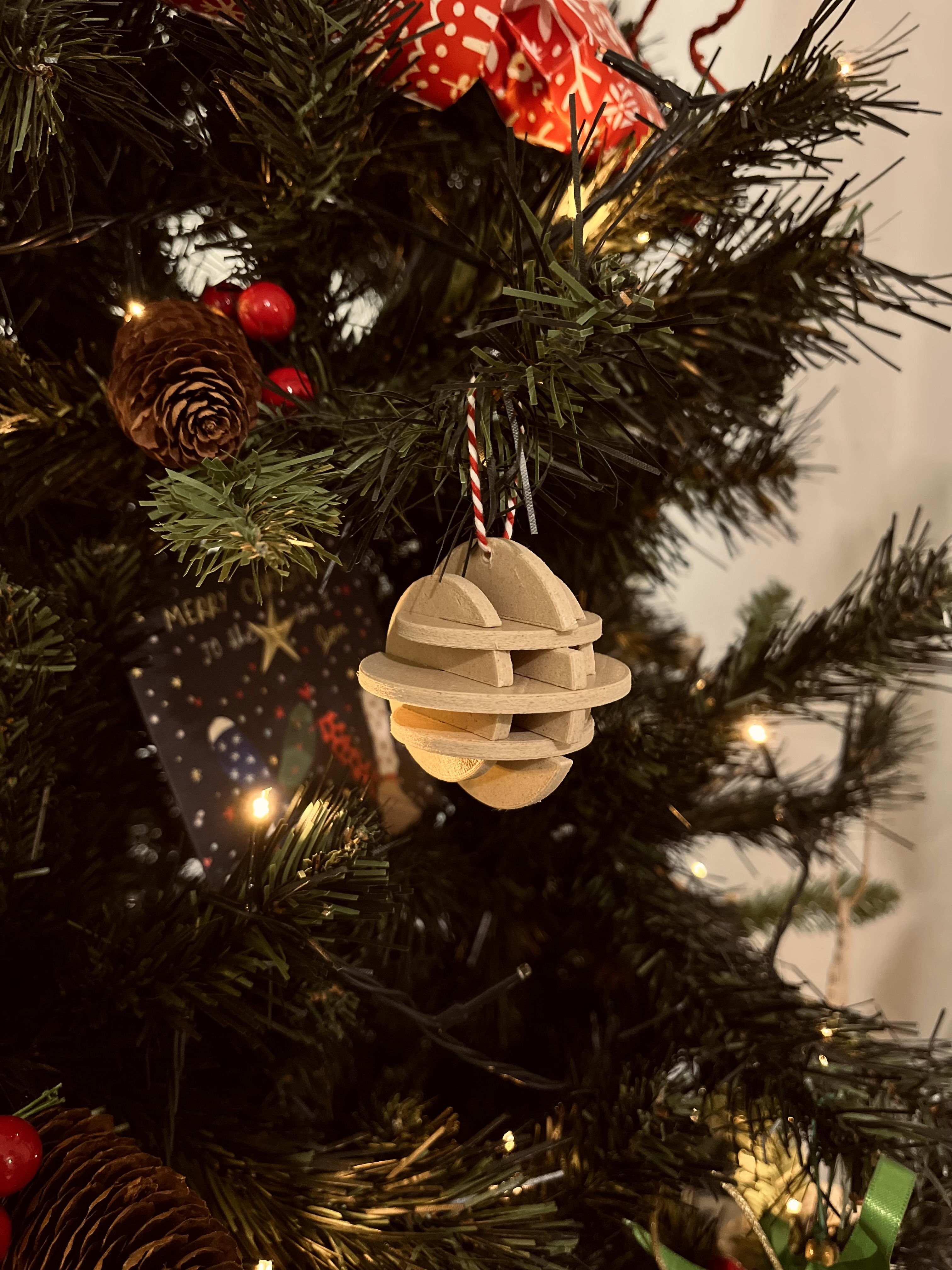 Minimalist Christmas Tree Ornament