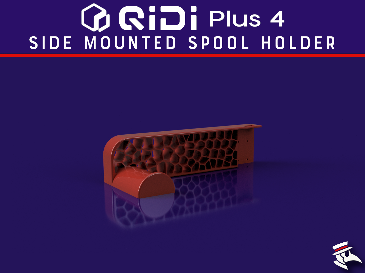 Qidi Plus 4 Side Mounted Spool Holder