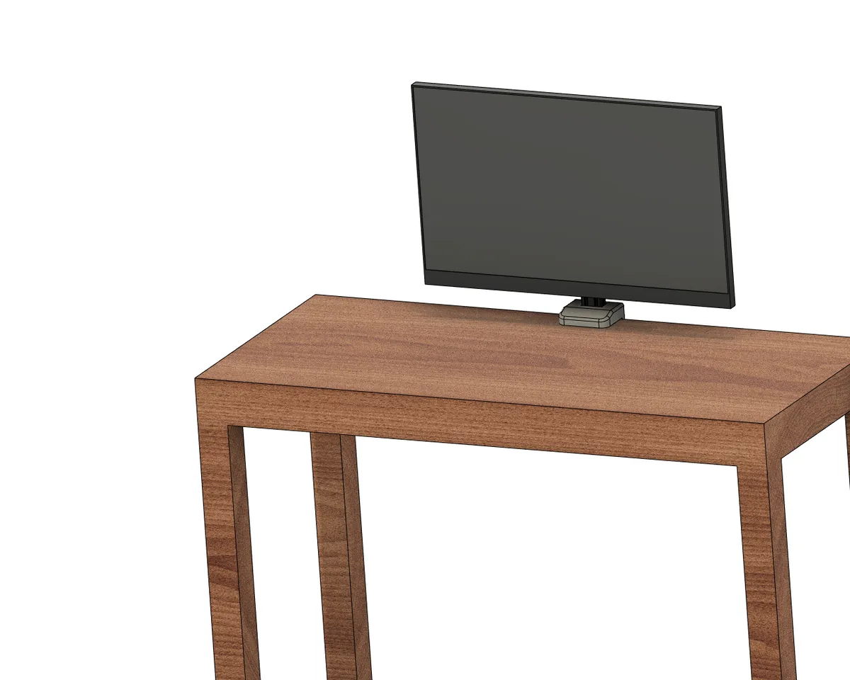 100mm VESA Computer Monitor Mount for Desk by Solver | Download free ...