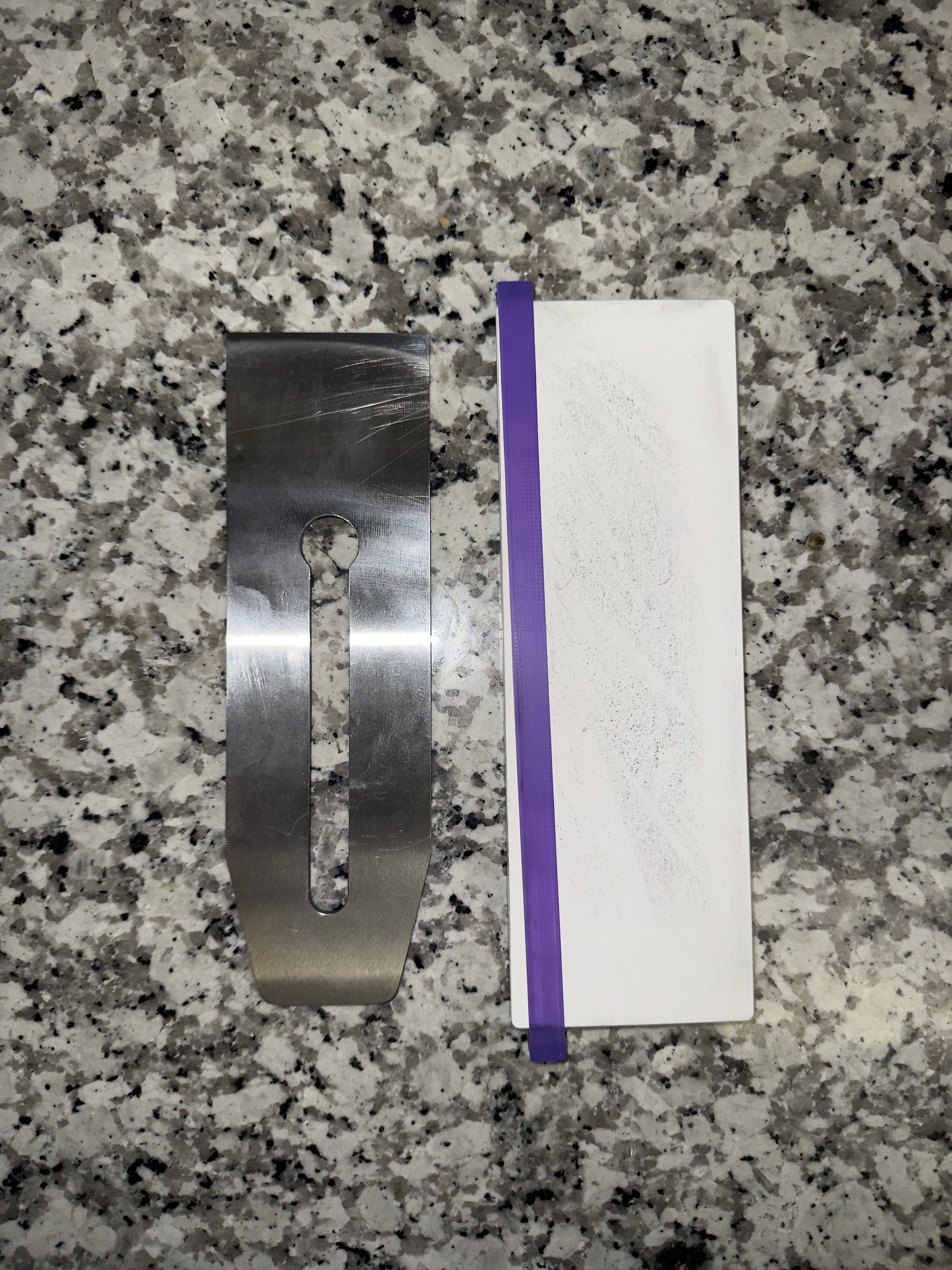 Sharpening ruler for hand plane blades