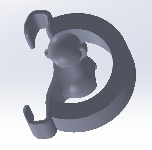 SV06 Plus Cable Spine Retractable Cable Link 3D model thumbnail