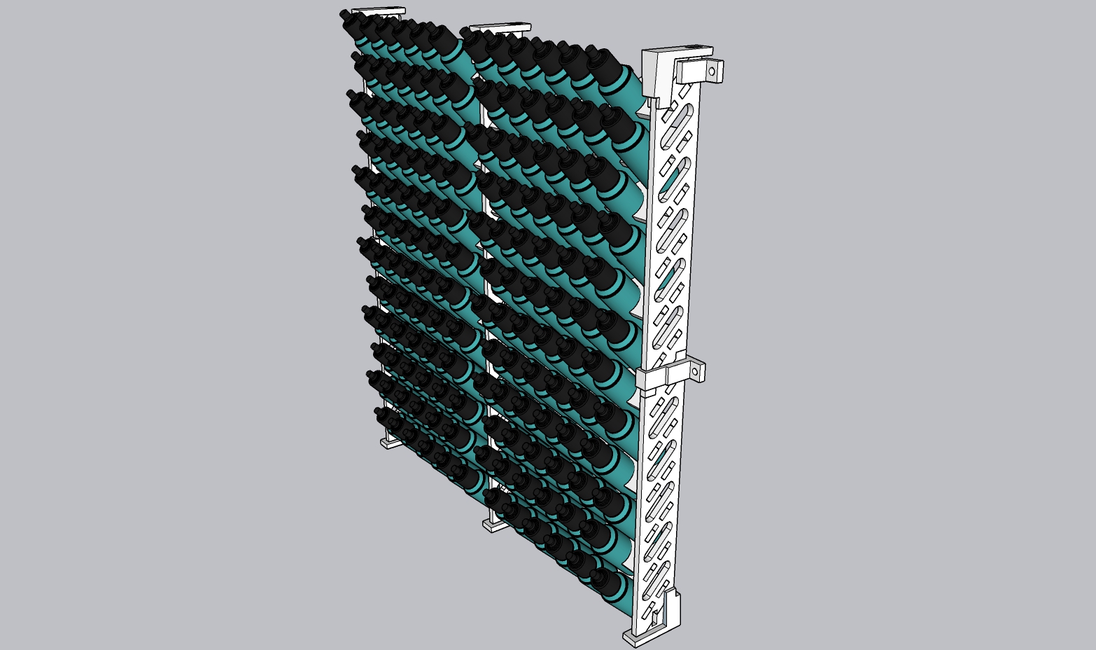 Modular paint rack / Rangement pour peintures modulaire