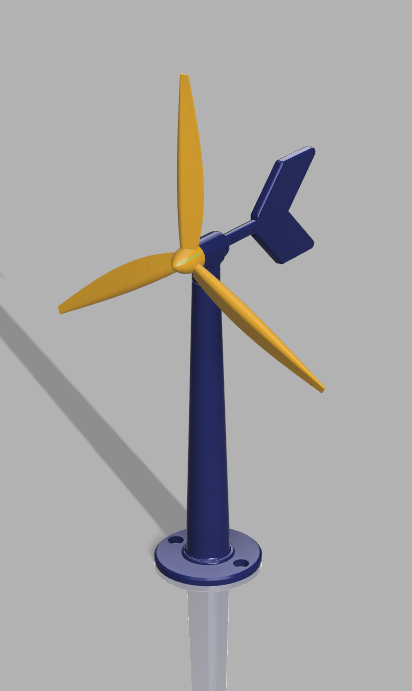 V3 3D printable wind turbine by DownTheShed | Download free STL model ...
