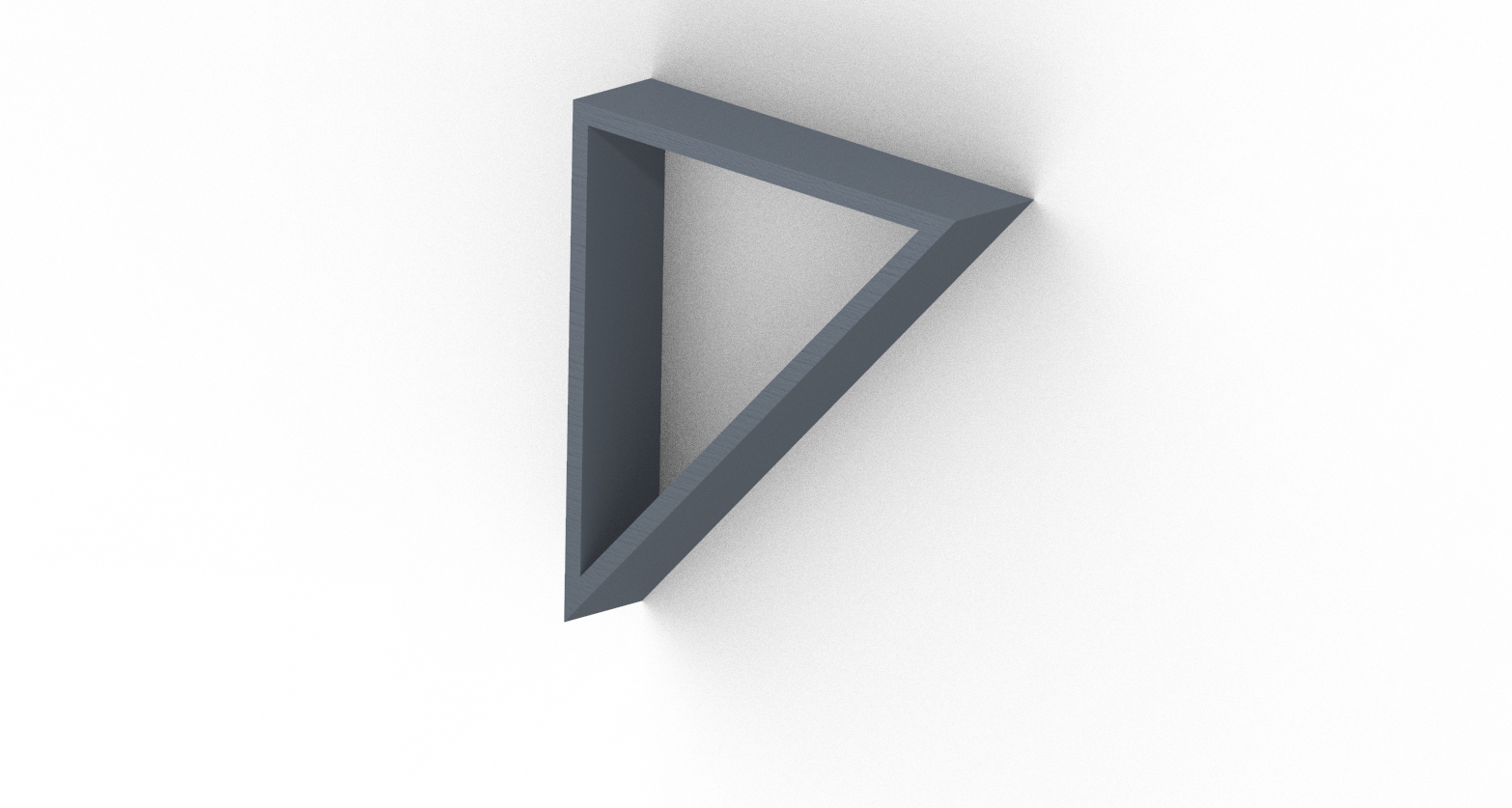 Miniatura 2 do modelo 3D Triangle Shelf Bracket